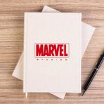 Zepplin Giyim Studios Logo Çizgisiz Kanvas Defter Çizgisiz - Krem - 14x21 cm