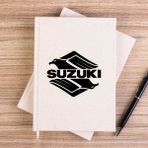 Zepplin Giyim Suzuki Intruder Çizgisiz Kanvas Defter Çizgisiz - Krem - 14x21 cm