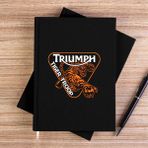 Zepplin Giyim T. Tiger Troop Siyah Kanvas Defter Çizgisiz - 14x21 cm