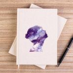 Zepplin Giyim Taylor Swift Cosmos Çizgisiz Kanvas Defter Çizgisiz - Krem - 14x21 cm