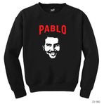 Zepplin Narcos Pablo Siyah Sweatshirt