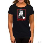 Zepplin Shameless Gallagher Siyah Kadın T-shirt