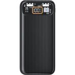 Zeravent 10.000 Mah Taşınabilir Hızlı Şarj Power Bank USB 22.5W 3.nesil LCD Göstergeli 2 Çıkışlı - Siyah