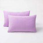 Zeren Home %100 Pamuklu 50X70 Yastık Kılıfı Pillow Case 3lü Paket - 50 x 70 Cm - Lila