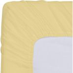 Zeren Home %100 Pamuklu Çift Kişilik Lastikli Çarşaf - 160 x 200 - Sarı