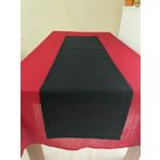 Zeren Home Begonvil Dikdörtgen Runner Siyah 45 X 150