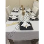 Zeren Home Beyaz Renk Dertsiz 160x220 cm Masa Örtüsü