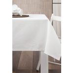 Zeren Home Beyaz Renk Dertsiz 170x170 cm Masa Örtüsü