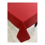 Zeren Home Düz Kırmızı Renkli Dertsiz 140x170 cm Masa Örtüsü
