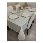Zeren Home Elite Masa Örtüsü + Runner Takım | Lekeye Dayanıklı Bosna Etamin