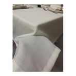 Zeren Home Keten Görünümlü Dertsiz Krem 25 Parça 150x200 cm Masa Örtüsü