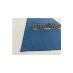 Zeren Home Keten Görünümlü Dikdörtgen İndigo Mavi 40x150 cm Runner