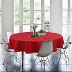 Zeren Home Kırmızı Sıvıya Dayanıklı Dertsiz Masa Örtüsü