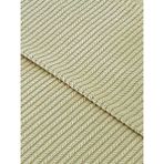Zeren Home Saç Örgü Modelli Çift Kişilik Pamuklu Pike Bej 220 x 220 cm
