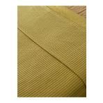 Zeren Home Saç Örgü Modelli Çift Kişilik Pamuklu Pike Hardal 220 x 220 cm