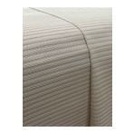Zeren Home Saç Örgü Modelli Çift Kişilik Pamuklu Pike Krem 220 x 220 cm