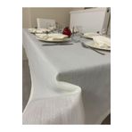 Zeren Home Simli Dertsiz Bej 150x220 cm Masa Örtüsü