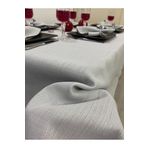 Zeren Home Simli Masa Örtüsü Gri 25 Parça Set 150 x 500