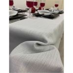 Zeren Home Simli Polyester Keten Dertsiz Masa Örtüsü Gri - 150 x 220 cm