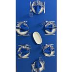 Zeren Home Sıvı Geçirmez Dertsiz Masa Örtüsü Saks Mavi 25 Parça Set 140 x 200