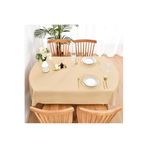 Zeren Home Sıvı Geçirmez Dertsiz Oval Masa Örtüsü, 160 x 240, ek-oval-ek8