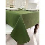 Zeren Home Yeşil Sıvı Geçirmez Dertsiz 150x260 cm Masa Örtüsü