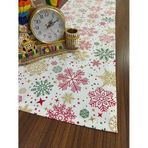 Zeren Home Yılbaşı Temalı Yıldız Detaylı Dikdörtgen Runner 40 x 150