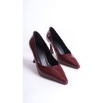 Zerenyus Cordelia Premium Bordo Rugan Stiletto 7 cm