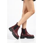Zerenyus ZRİN812-2137 Premium Bordo Lastikli Günlük Kadın Bot