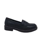 Zerhan 2404 Siyah Kadın Loafer Ayakkabı