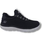 Zerhan Bewild 434 Unisex Siyah Çorap Model File Hafif Taban Loafer Büyük Numara Spor Ayakkabı 45 46 47 48