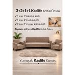 zerıf moda Kadife 3+2+1+1 Koltuk Örtüsü Takımı Esnek Lastikli Çekyat Kanepe Kılıfı Kaymaz Koltuk Koruyucu