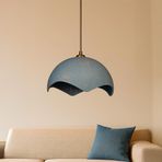Zerion Handmade Karbon Beton Avize | El Yapımı, Modern Tasarım | 30x63 cm | E27 Uyumlu | Tek Ampul Başlıklı | Enerji Tasarruflu | CE Sertifikalı