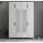 Zerka Concept Açelya Çam Beyaz 160 cm M8 Portmanto