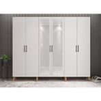 Zerka Concept Açelya Çam Beyaz 208 cm M6 Portmanto