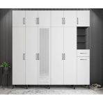 Zerka Concept Açelya Füme Beyaz M9 208 cm Portmanto