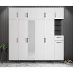 Zerka Concept Açelya Füme Beyaz M9 240 cm Portmanto