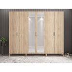Zerka Concept Açelya Meşe 240 cm M6 Portmanto