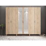 Zerka Concept Açelya Meşe 270 cm M6 Portmanto