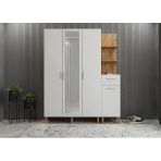 Zerka Concept Açelya Portmanto Vestiyer Ayakkabılık Cb 160Cm - Montaj Dahil M3