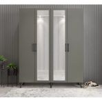 Zerka Concept Açelya Portmanto Vestiyer Ayakkabılık Füme-Montaj Dahil M2 180 Cm