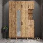 Zerka Concept Açelya Portmanto Vestiyer Çam 140 Cm M11