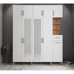 Zerka Concept Açelya Portmanto Vestiyer Çam Beyaz225cm M10