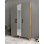 Zerka Concept Açelya Portmanto Vestiyer - Çam Füme - Ücretsiz Kurulum M4 135 Cm
