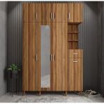 Zerka Concept Açelya Portmanto Vestiyer Ceviz160 Cm M11