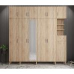 Zerka Concept Açelya Portmanto Vestiyer Meşe M9-270 Cm