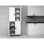 Zerka Concept Altay 6 Raflı Çok Amaçlı Mutfak Banyo Ayakkabılık Dolabı 50 cm