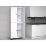 Zerka Concept Alva Tamamı Mdf 4 Raflı Çok Amaçlı Mutfak Banyo Ayakkabılık Dolabı 60 cm