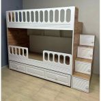 Zerka Concept Aras Tamamı Mdf Membran Kaplama Yavrulu Çelik Destekli Ranza Ac2