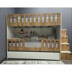 Zerka Concept Astana %100 Mdf Yavrulu Seyyar Merdivenli Ranza Pb2